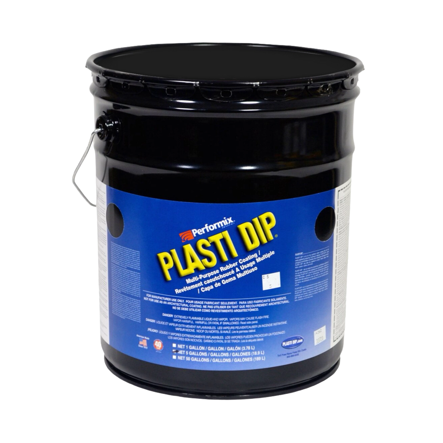 Plasti Dip 5 Gallon zwart